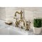 Kingston Brass Bridge Bathroom Faucet with Brass PopUp, Antique Brass KS7973TAL - alternate 4